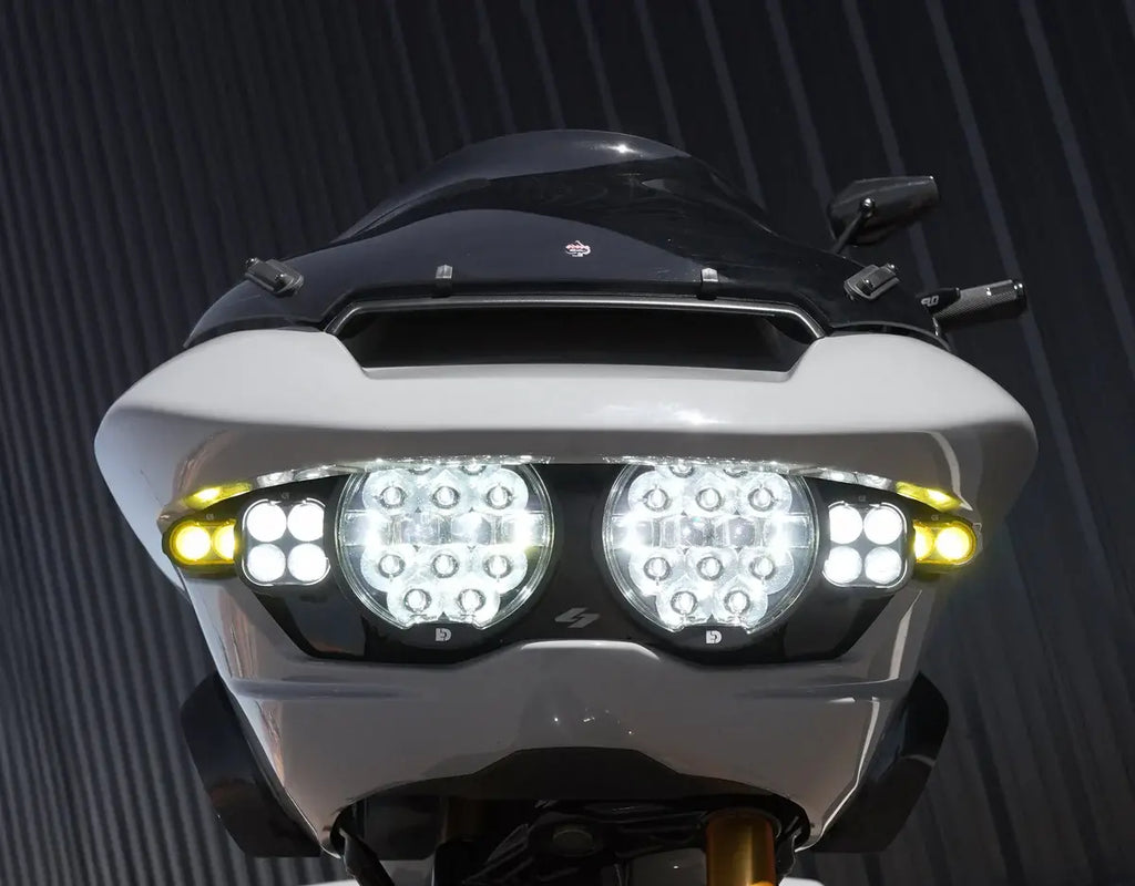 Komplettscheinwerfer-Kit Destroyer für Harley Davidson Road Glide