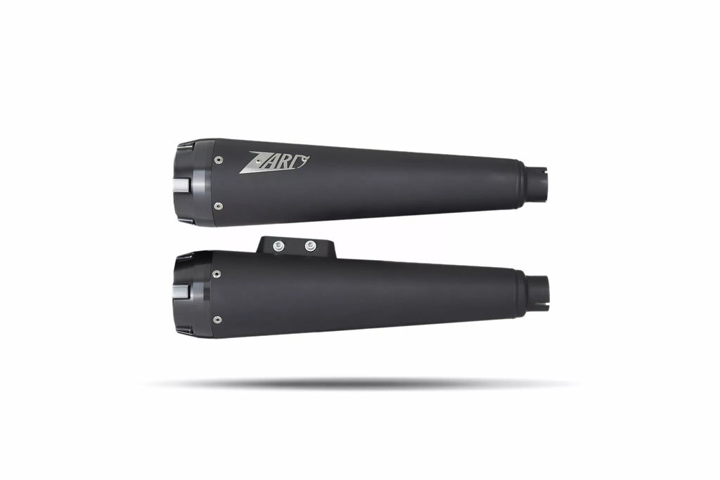 Silenciadores Slip-On E4/E5 Cónico Negro Para Harley Davidson Softail M8 17-24