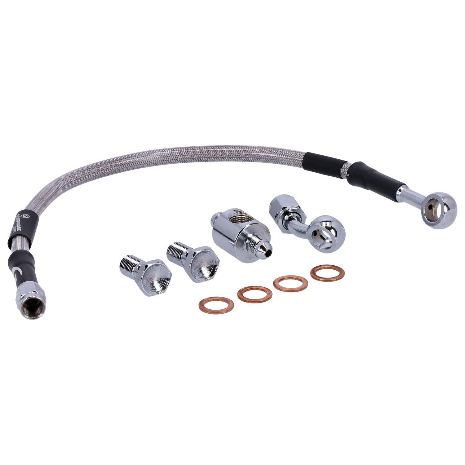Latiguillo freno trasero Goodridge para Harley-Davidson Dyna 2000-2007