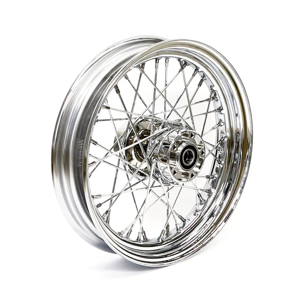 Rueda delantera radios cromada 3.00 X 16" para Harley-Davidson Touring
