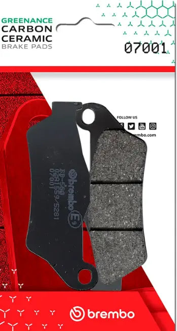 Pastilla de freno carbon ceramico para Aprilia, Gilera, Italjet, MBK, Piaggio, Suzuki, Yamaha
