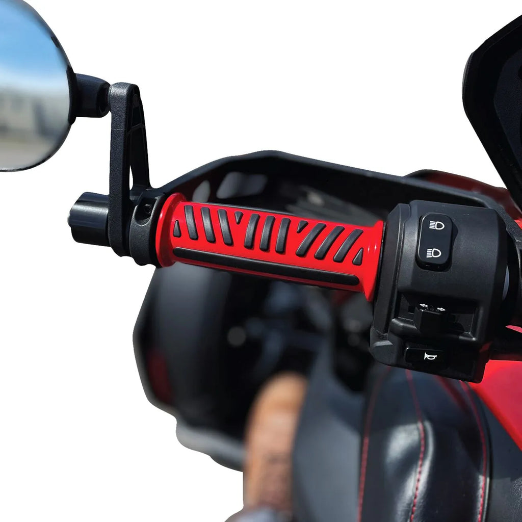 Red Combat Grips for Can-Am Ryker