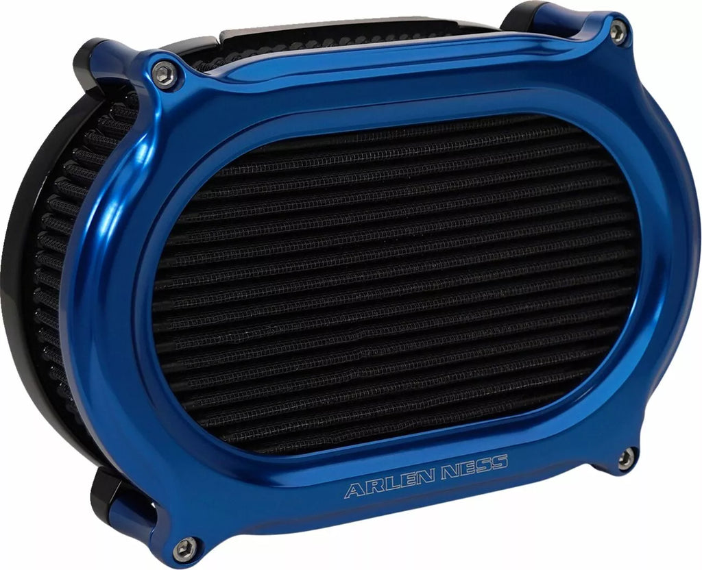 Stage II Oval Performance Blue Luftfilter-Kit für Harley Davidson