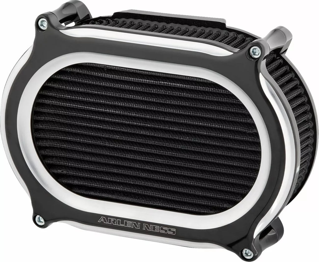 Stage II Oval Performance Air Filter Kit Black for Harley Davidson