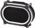 Stage II Oval Performance Air Filter Kit Black for Harley Davidson