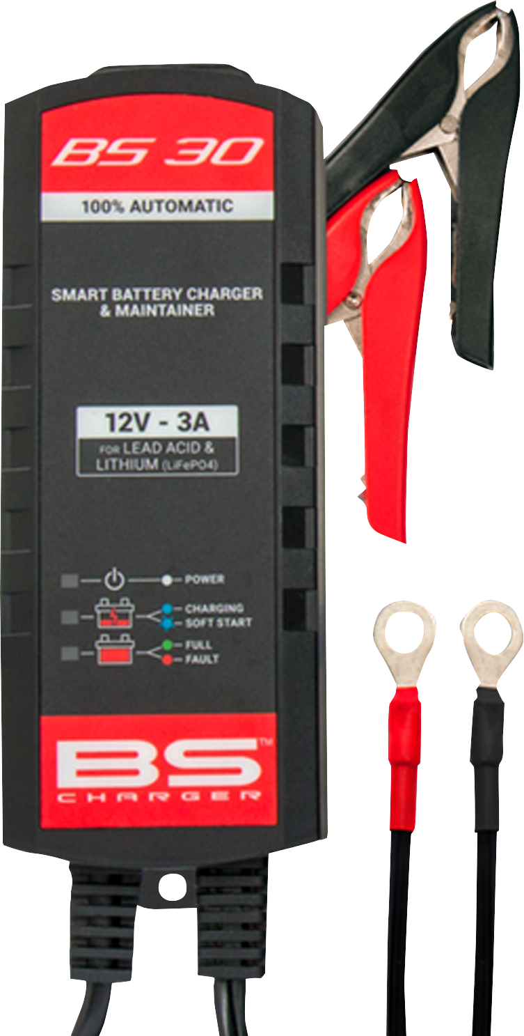 Cargador y Mantenedor De Batería SMART BS30 12V 3A