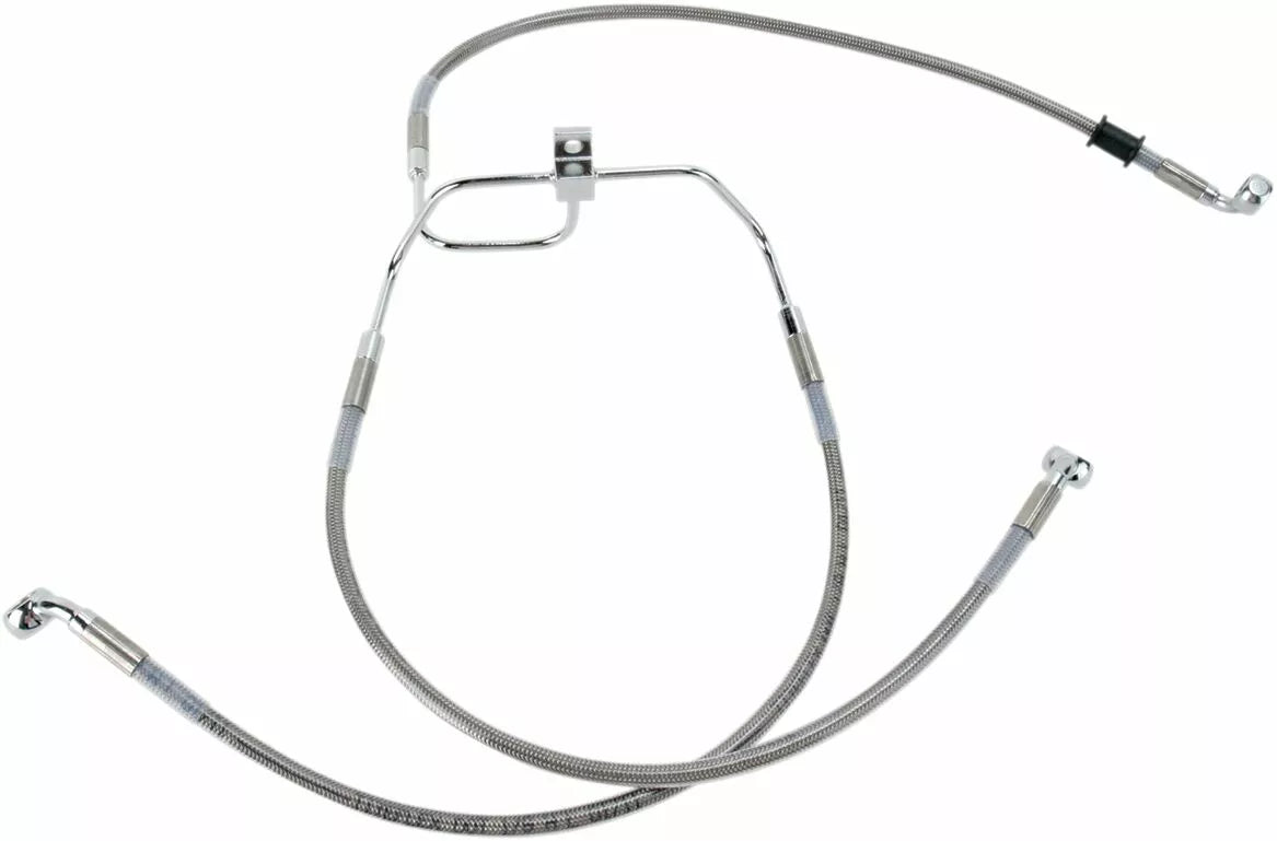 Latiguillo Freno Acero Para Harley-Davidson Dyna Fat Bob 2008-2017
