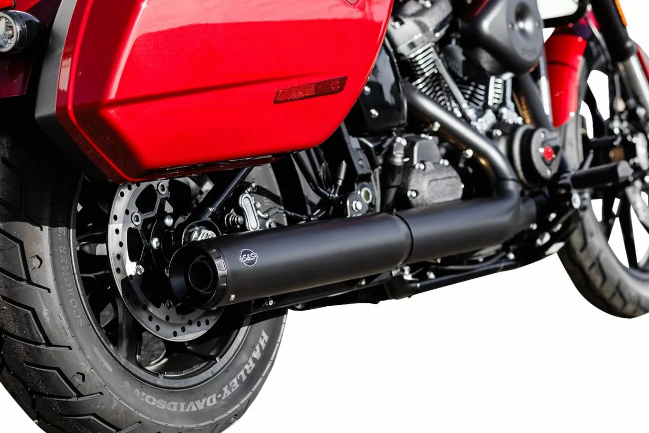 Silenciador Slip-On Grand National Para Harley Davidson Softail M8 2025 - Negro