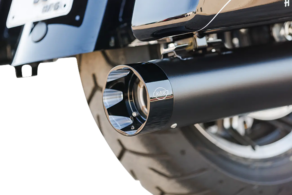 Sidewinder 2 In 1 50 State Black Exhaust System for Harley Davidson M8 Touring
