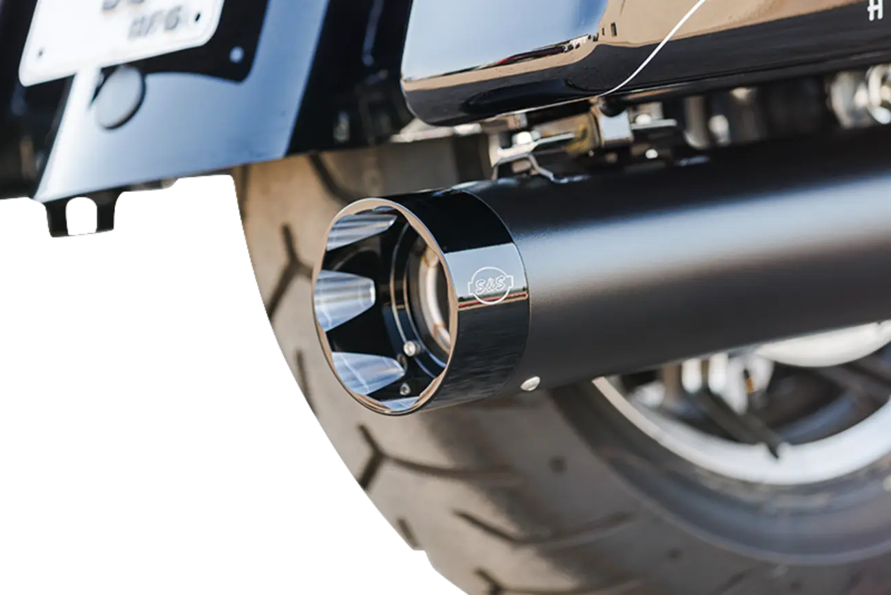 Sidewinder 2 In 1 50 State Black Exhaust System for Harley Davidson M8 Touring