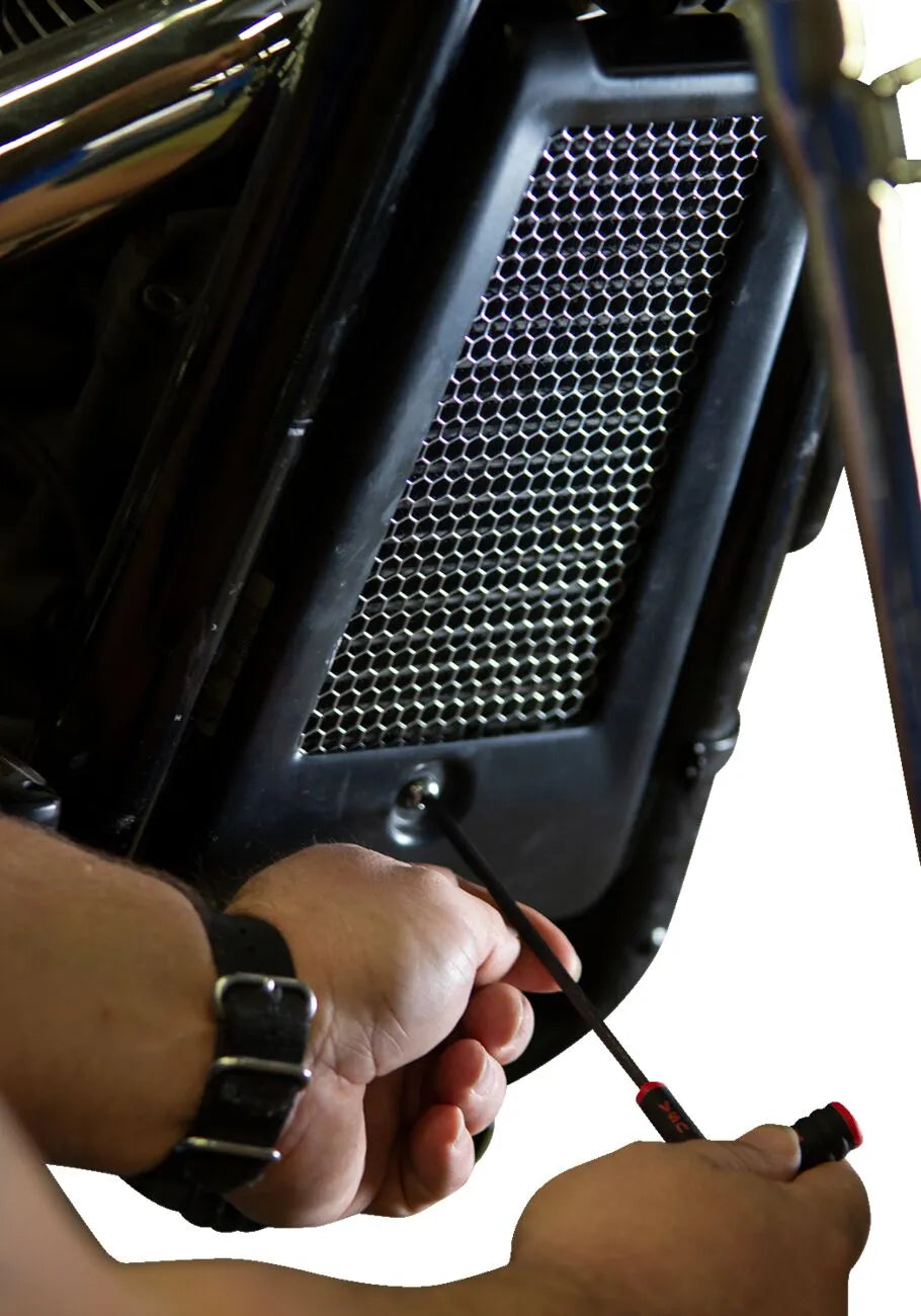 Protección de radiador aceite para Harley Davidson Softail