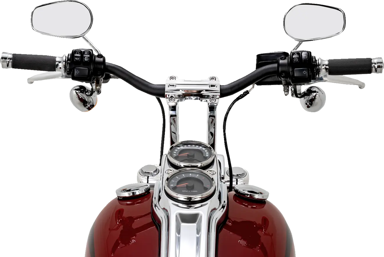 Lenker-Kit Ape Hanger 9" Chrom für Harley Davidson