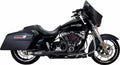 Schwarzes Hochleistungs-2-1-Auspuffsystem für Harley Davidson Touring