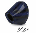 Tapa final de fibra de carbono 4.5 Agujero 1 1/2 Azul