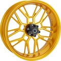 18 x 5.5 Gold Branched Spoke Wheel for Harley Davidson