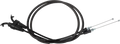Black Vinyl Throttle Cable for Motorcycle