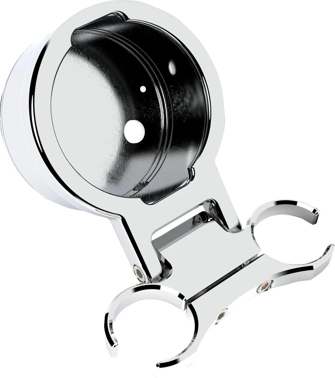 Chrome 1.25" handlebar mount for indicator for Harley Davidson