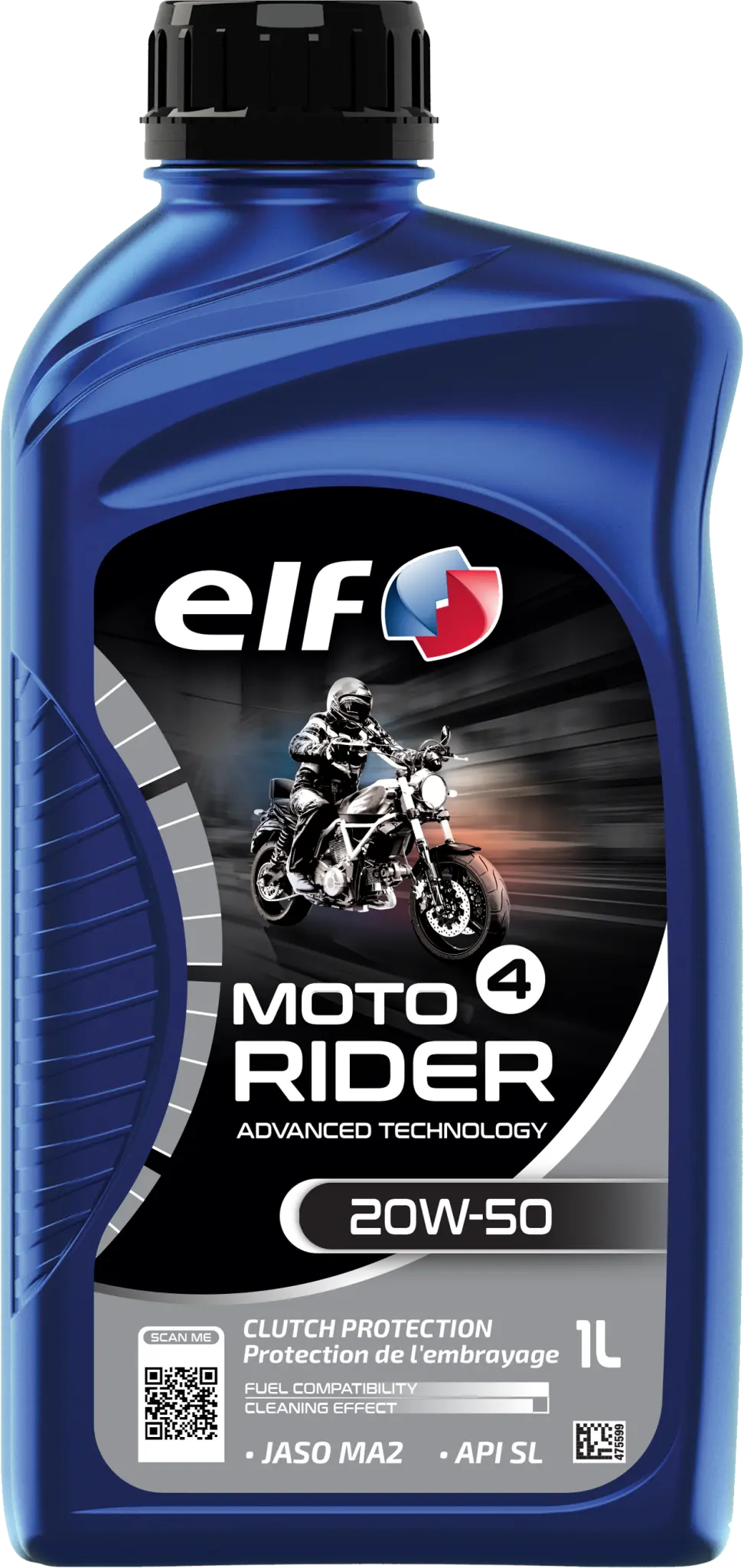 Aceite motor para moto 4 Rider 20W-50 ADV TECH 1L