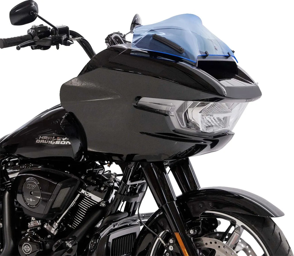 Kolor Flare™ 8" Ice Blue Windscreen for Harley Davidson