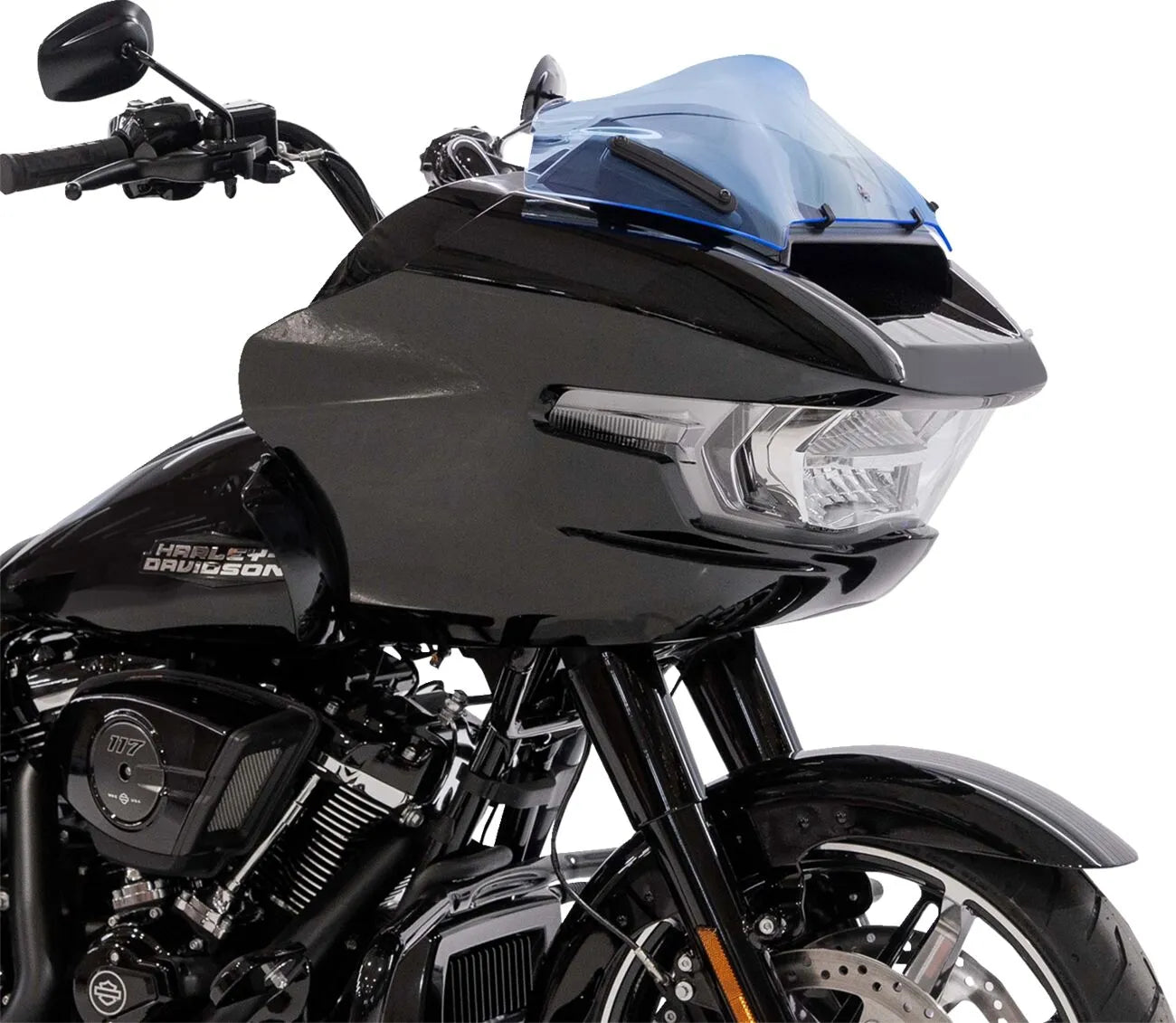 Kolor Flare™ 8" Ice Blue Windschutzscheibe für Harley Davidson