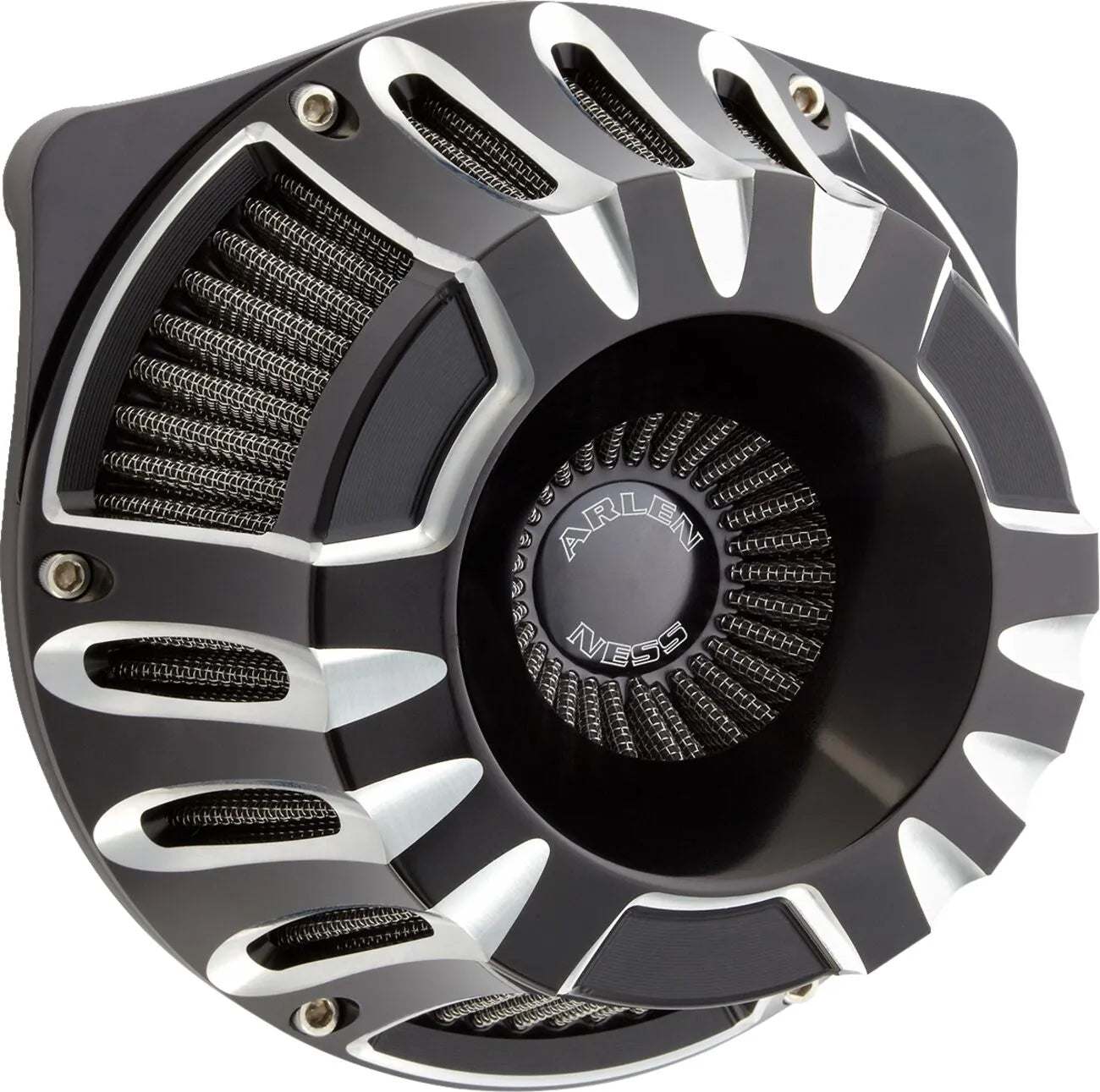Kit filtro de aire Inverted Series Deep Cut negro para Harley Davidson - FLTR/FLHX 23-25