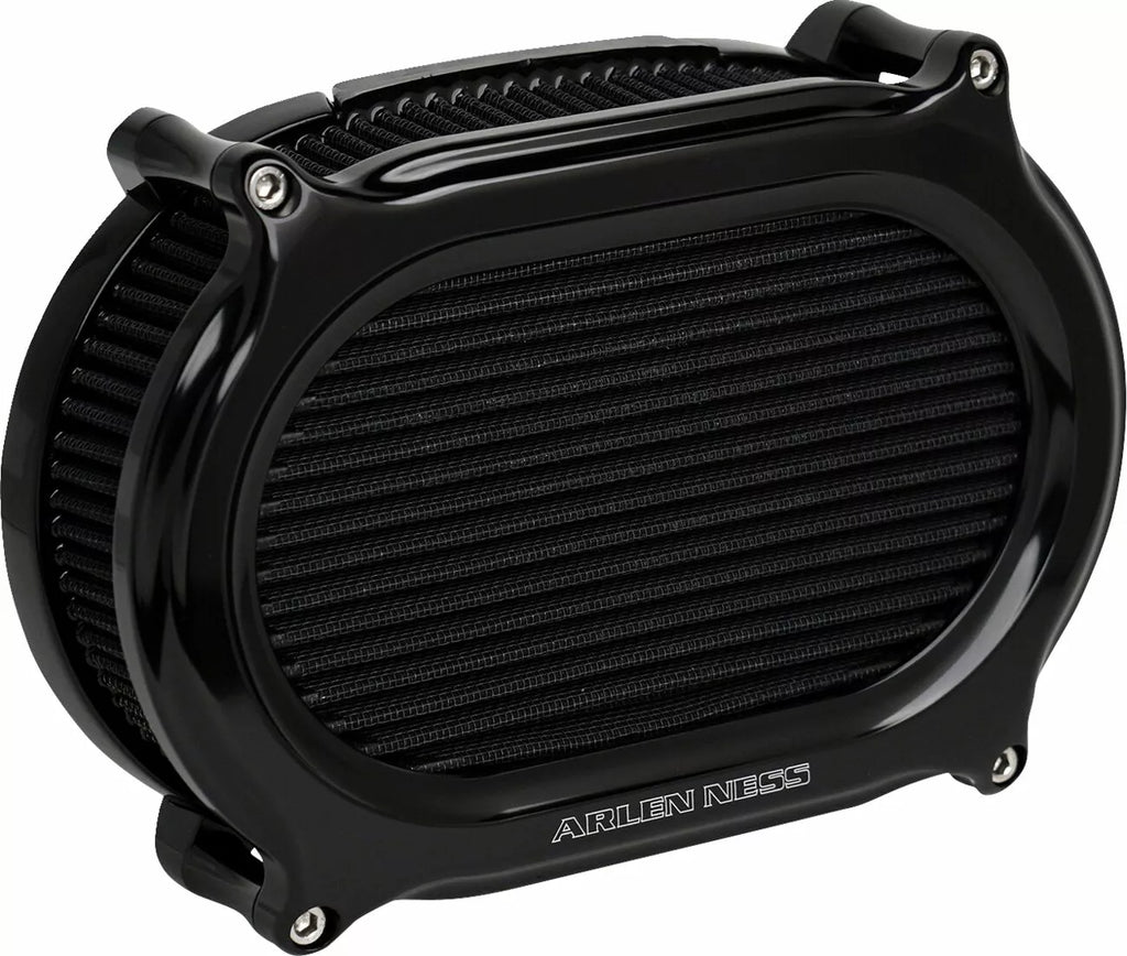 Stage II Oval Performance Luftfilter Kit Schwarz für Harley Davidson