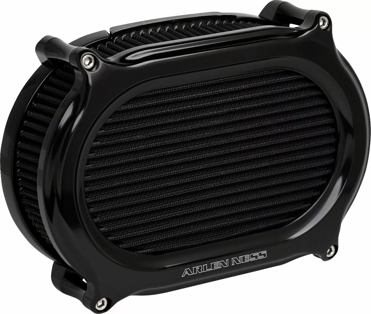 Stage II Oval Performance Luftfilter Kit Schwarz für Harley Davidson