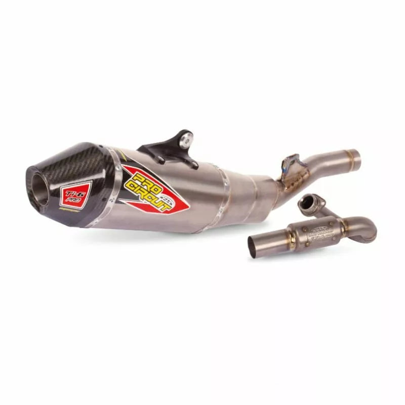 TI-6 Pro TIT/CF-Auspuff für Kawasaki KX250 '25-