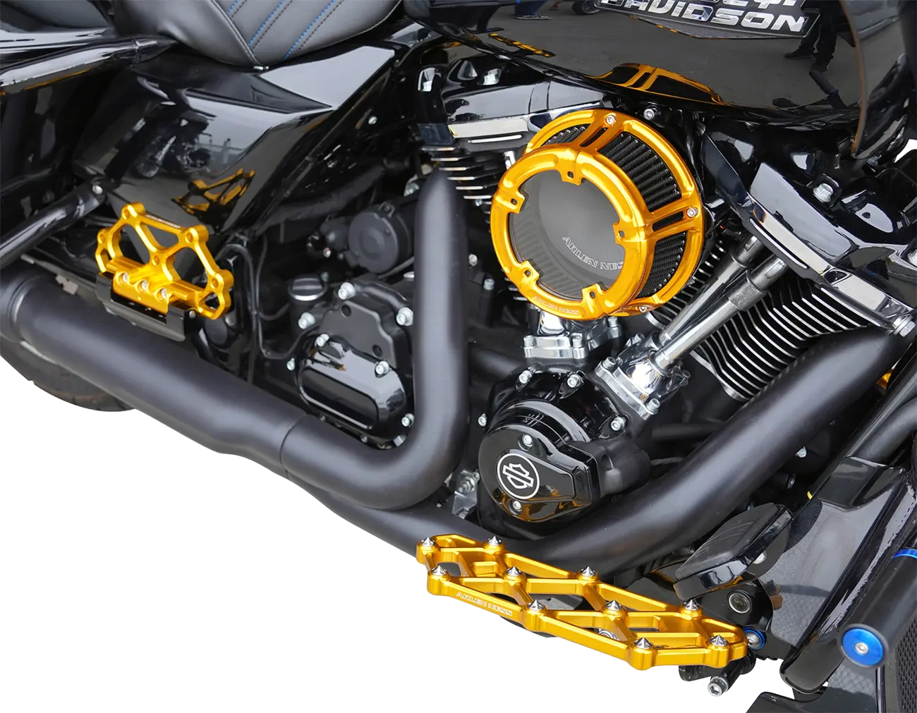 Filtro de aire Method™ Clear Series dorado para Harley Davidson FLTR/FLHX