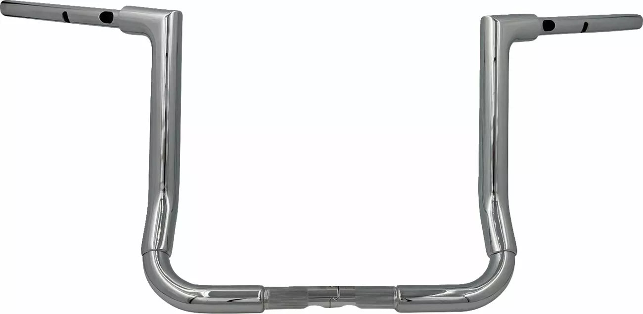 14" 1,5" Flat Top Chrom-Lenker für Harley Davidson FLHX/SE 23-24