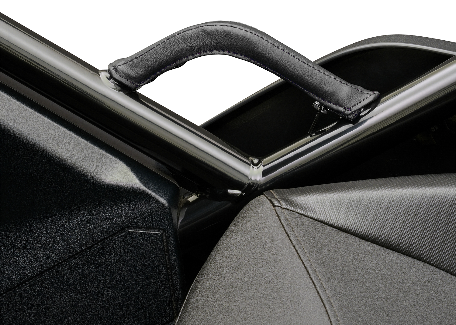 Kaliber Schwarze Beifahrergriffabdeckungen für Polaris Slingshot 15-23