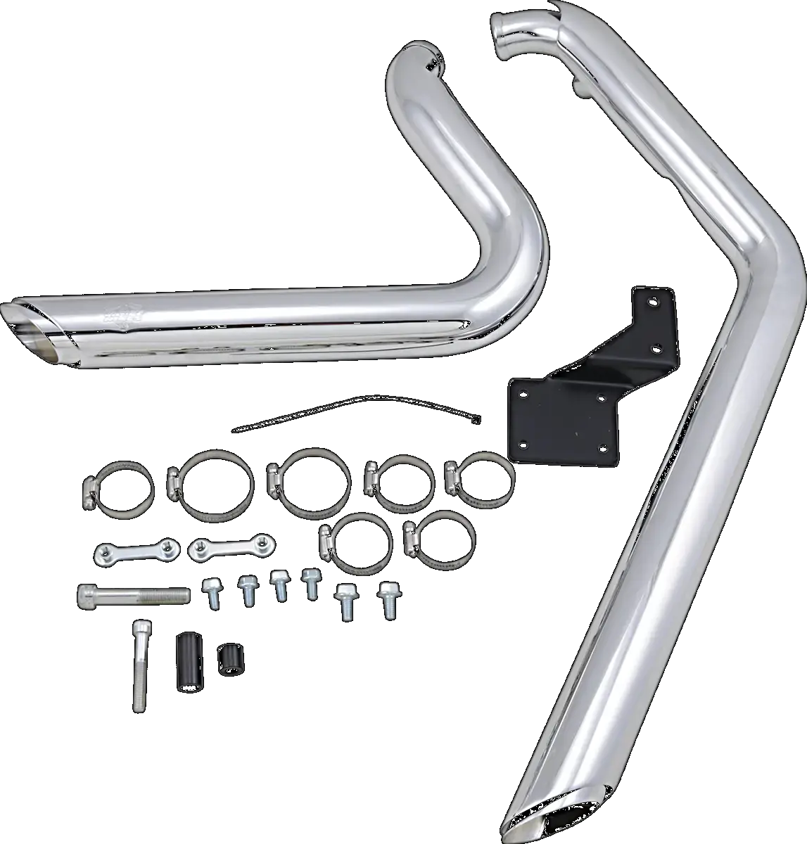 Sistema de escape Shortshots Staggered cromado para Harley Davidson SFTL 86-09