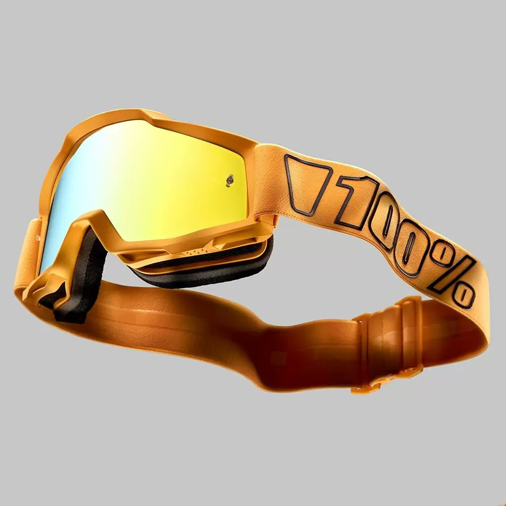 100% MX Motocross / Enduro Goggles The Accuri Luminari Mirror Gold