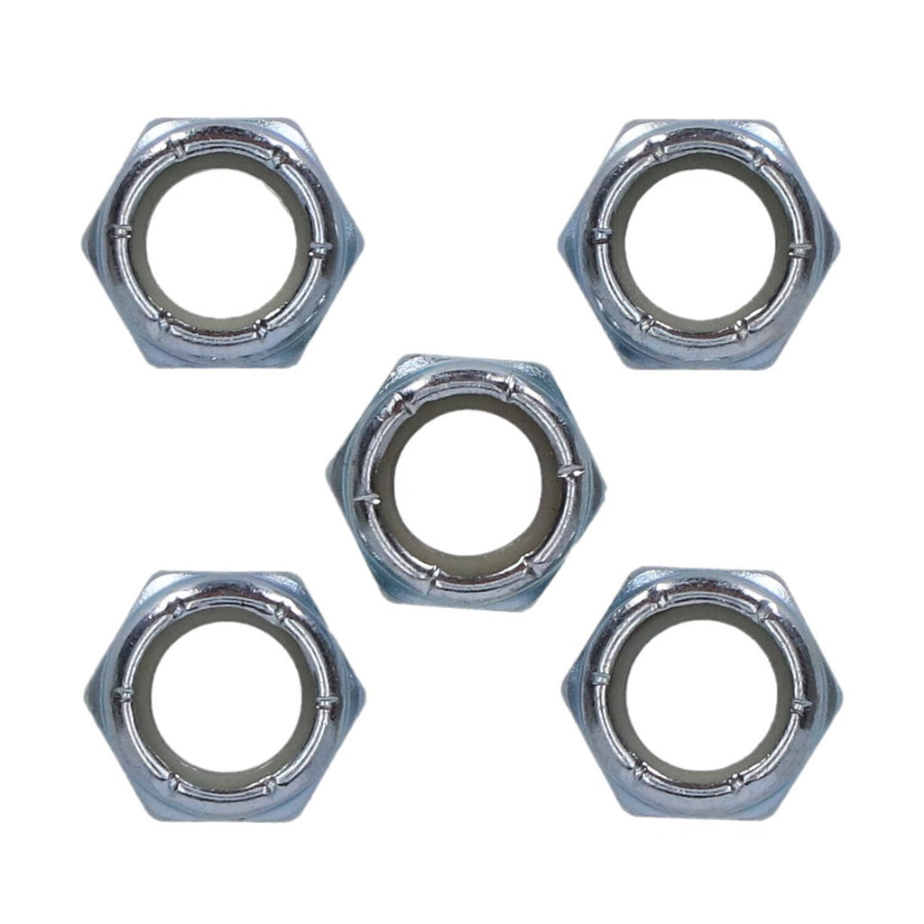5 Tuerca freno 1/2-20 hexagonal cincada para Harley-Davidson 7844