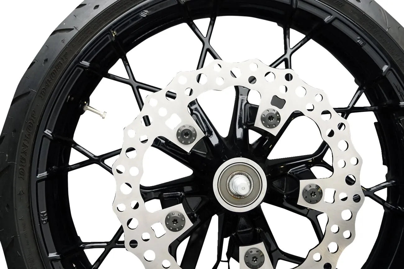 Tornillos disco feno titanio negro para Harley-Davidson 41500020