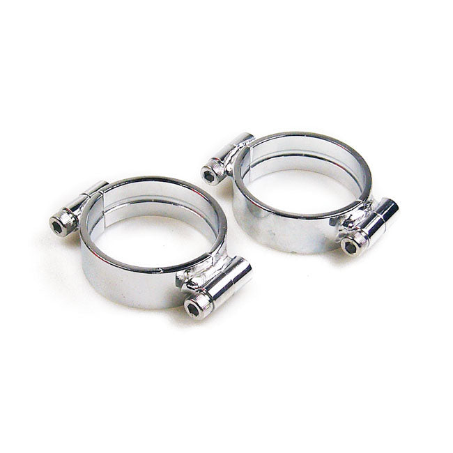 Resistant admission clamps, chrome for Harley-Davidson