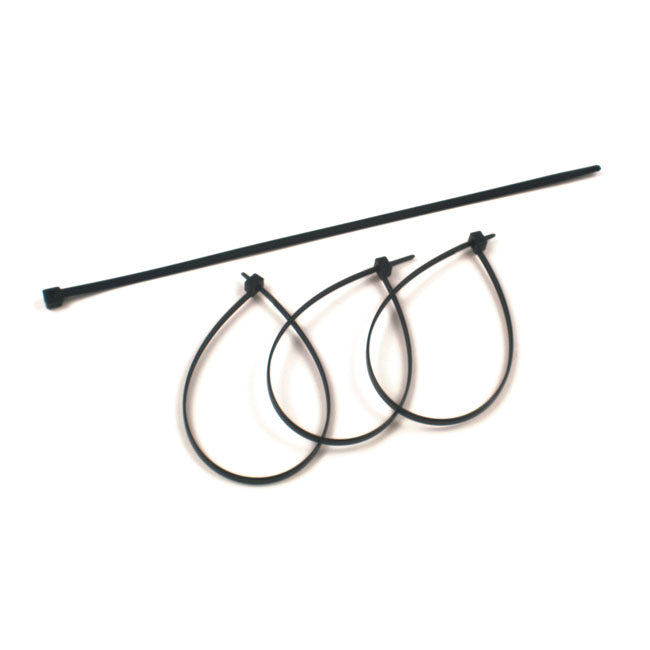 MCS-Kabelbinder. 10,75" (27,5 cm). Schwarz für Harley-Davidson