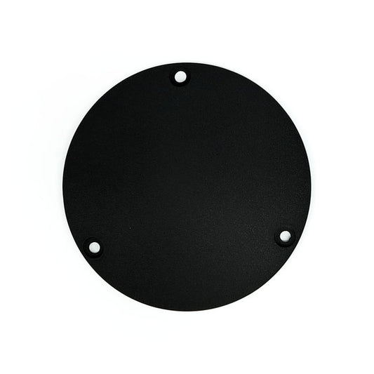 Derby cover, black dome for Harley-Davidson