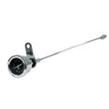 Oil pressure gauge kit rocker box, 0-60 PSI. Chrome