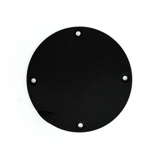 Derby Cover, Black gewelfd voor Harley Davidson