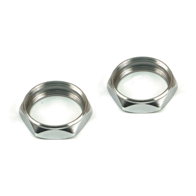 Colony, Cromo Plumber Style Captator Nuts for Harley Davidson