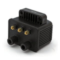 Mini Bobina Single Fire. 12 V, 3 Ohmios. Negro Para Harley-Davidson