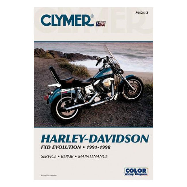 Clymer Workshop Manual for Harley-Davidson 91-98 Dyna