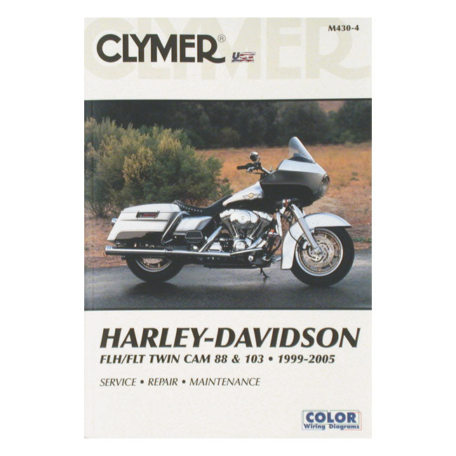 Manual De Taller Clymer Para Harley Davidson 99-05 88" & 103" FLT