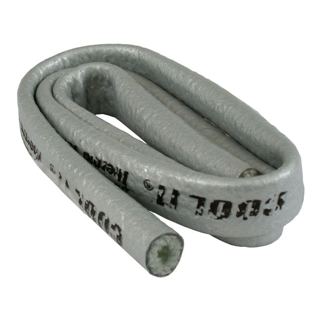 Thermo-Tec, Protector Calor Escape Negro. 1/2" De Diámetro X 3 Pies De Largo Para Harley Davidson