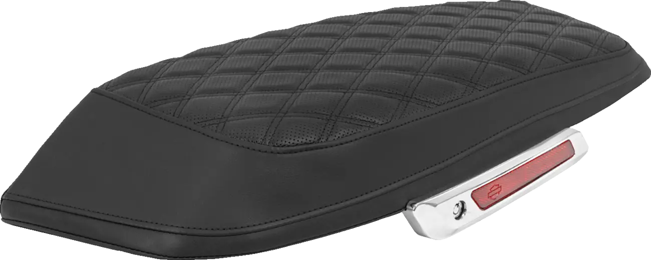 Fundas para tapa de alforja Lattice Stitched Cubierta SADDLEBAG LS BAGGER BLK STITCH
