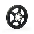 OEM Style 68T Hinterrad-Antriebsscheibe, 1-1/8" Riemen. Schwarz für Harley Davidson