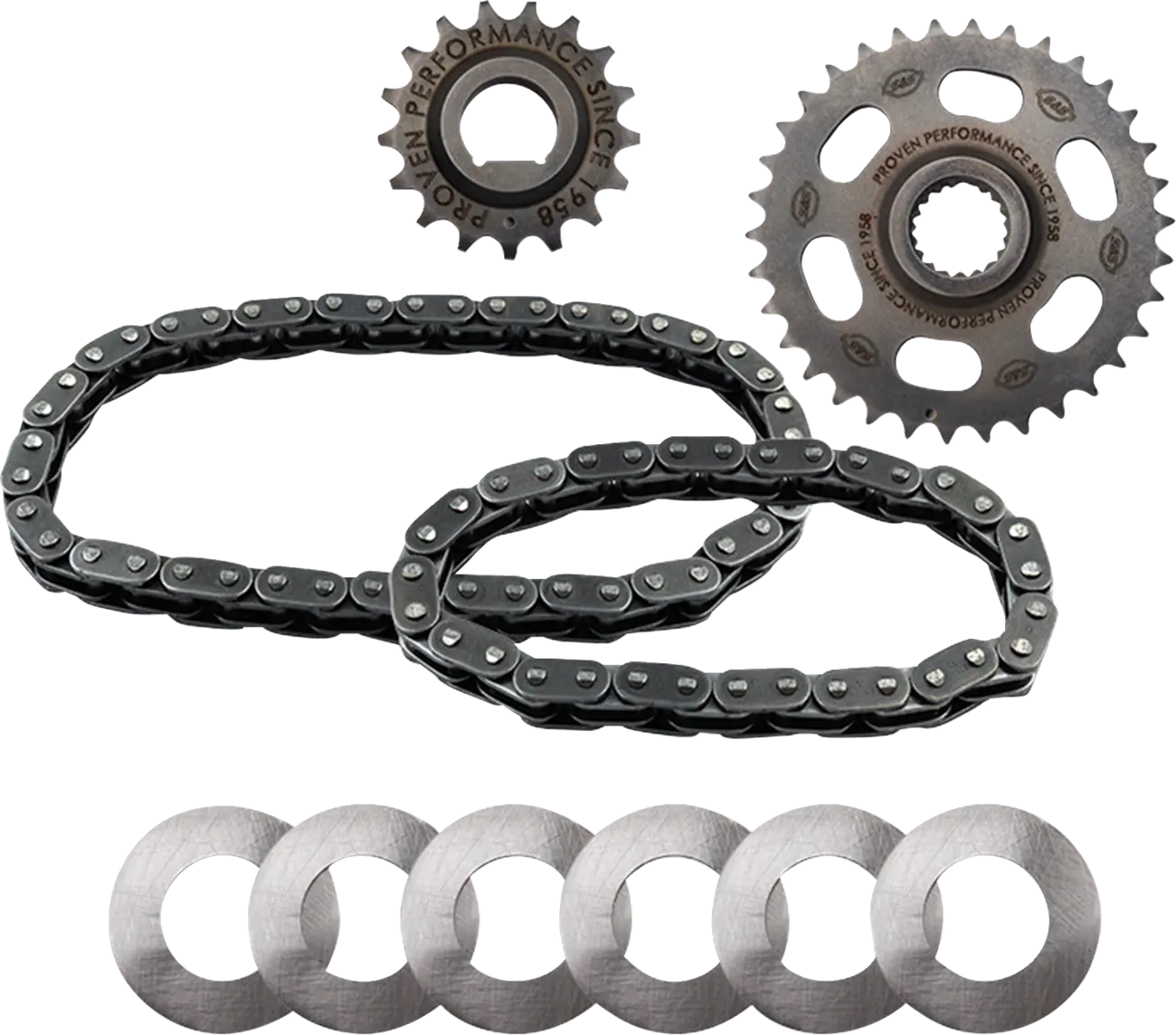 Kit de transmisión por cadena de árbol de levas CHAIN DRIVE Kit W/O TENSIONER - TC 07-17