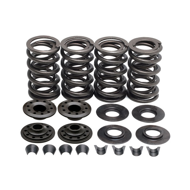 Kpmi, Ventilfedersatz. 600" Hub. Obere Stahlmanschetten für Harley Davidson
