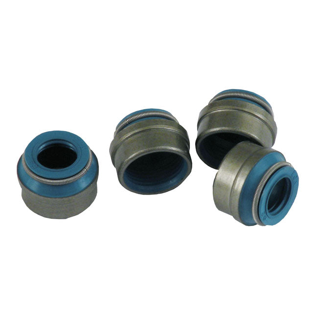 Kpmi, Inlet/Exhaust. Valve Guide Gasket Set. Viton for Harley Davidson